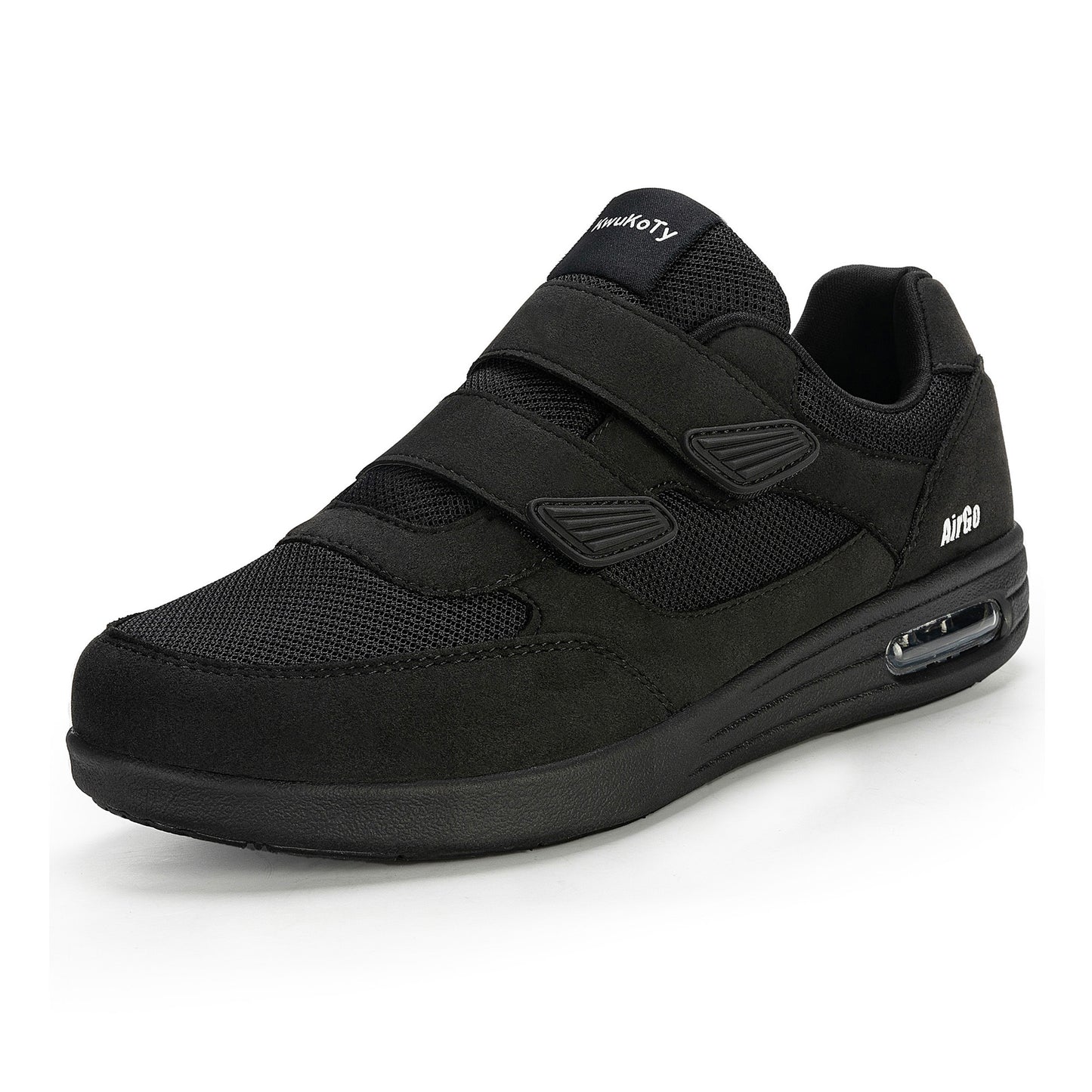 KwuKoty Women's Diabetic Shoes | Adjustable Sneakers | Lace-Free | Plantar Fasciitis/Edema/Swollen Feet/Bunions | Wide Size 6-11.5