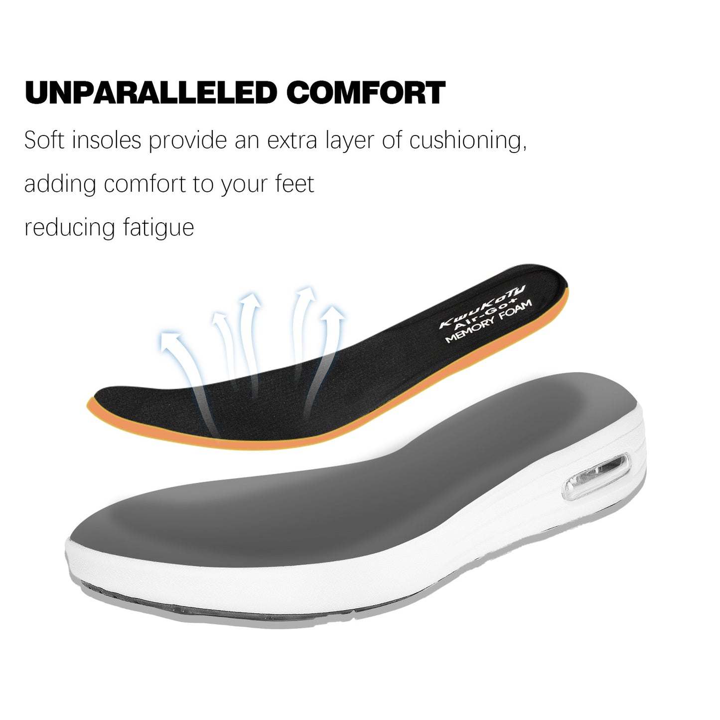KwuKoty Women's Diabetic Shoes | Adjustable Sneakers | Lace-Free | Plantar Fasciitis/Edema/Swollen Feet/Bunions | Wide Size 6-11.5