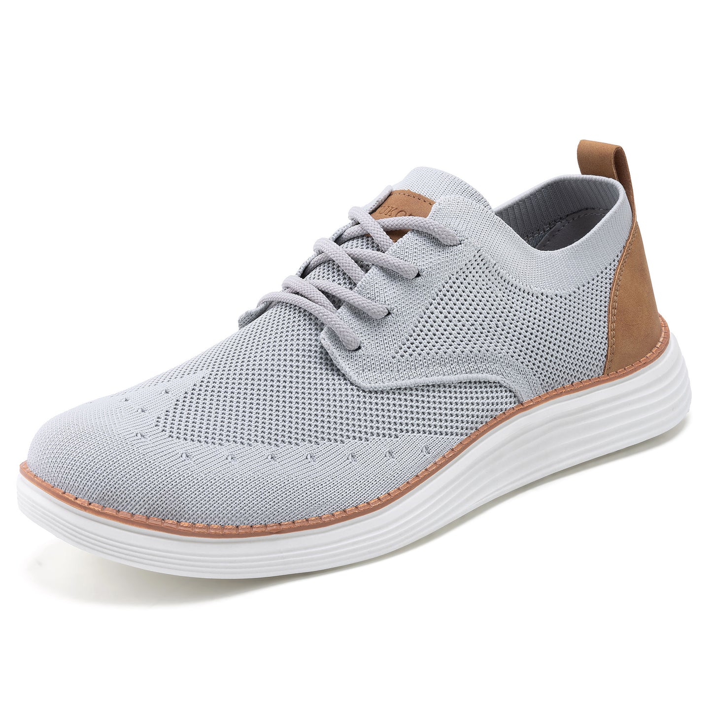 KwuKoTy Men's Casual Dress Shoes Mesh Breathable Oxfords Sneakers Lightweight Comfortable Walking Shoes