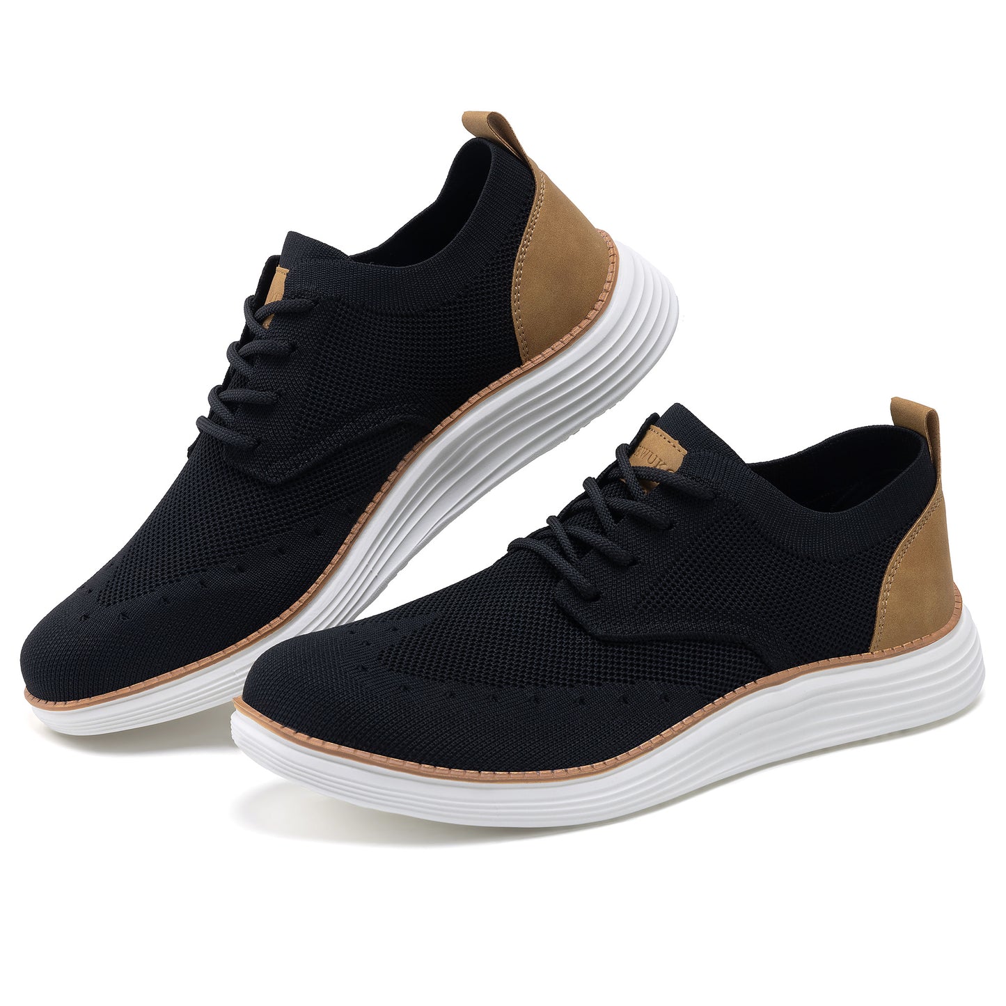 KwuKoTy Men's Casual Dress Shoes Mesh Breathable Oxfords Sneakers Lightweight Comfortable Walking Shoes