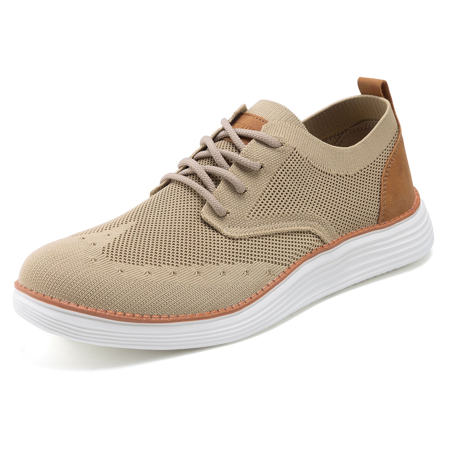 KwuKoTy Men's Casual Dress Shoes Mesh Breathable Oxfords Sneakers Lightweight Comfortable Walking Shoes