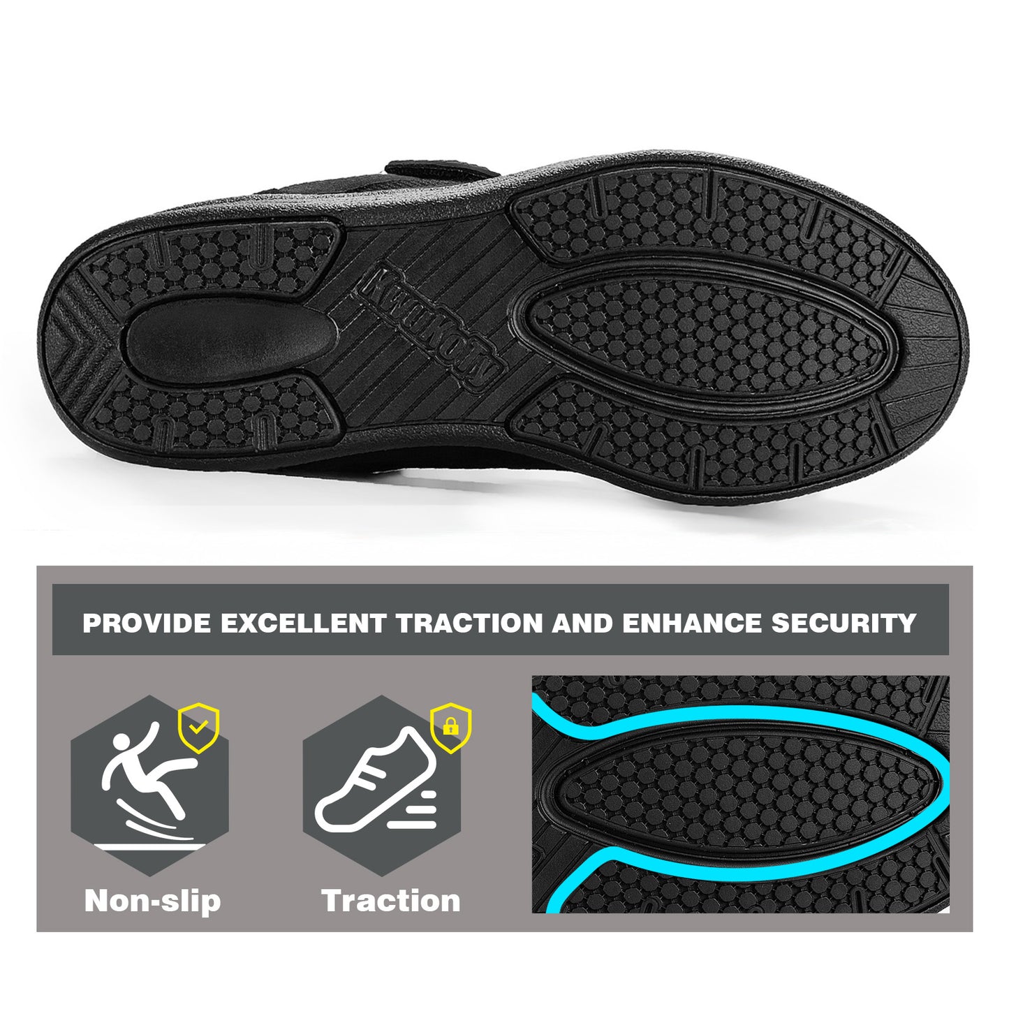 KwuKoty Women's Diabetic Shoes | Adjustable Sneakers | Lace-Free | Plantar Fasciitis/Edema/Swollen Feet/Bunions | Wide Size 6-11.5