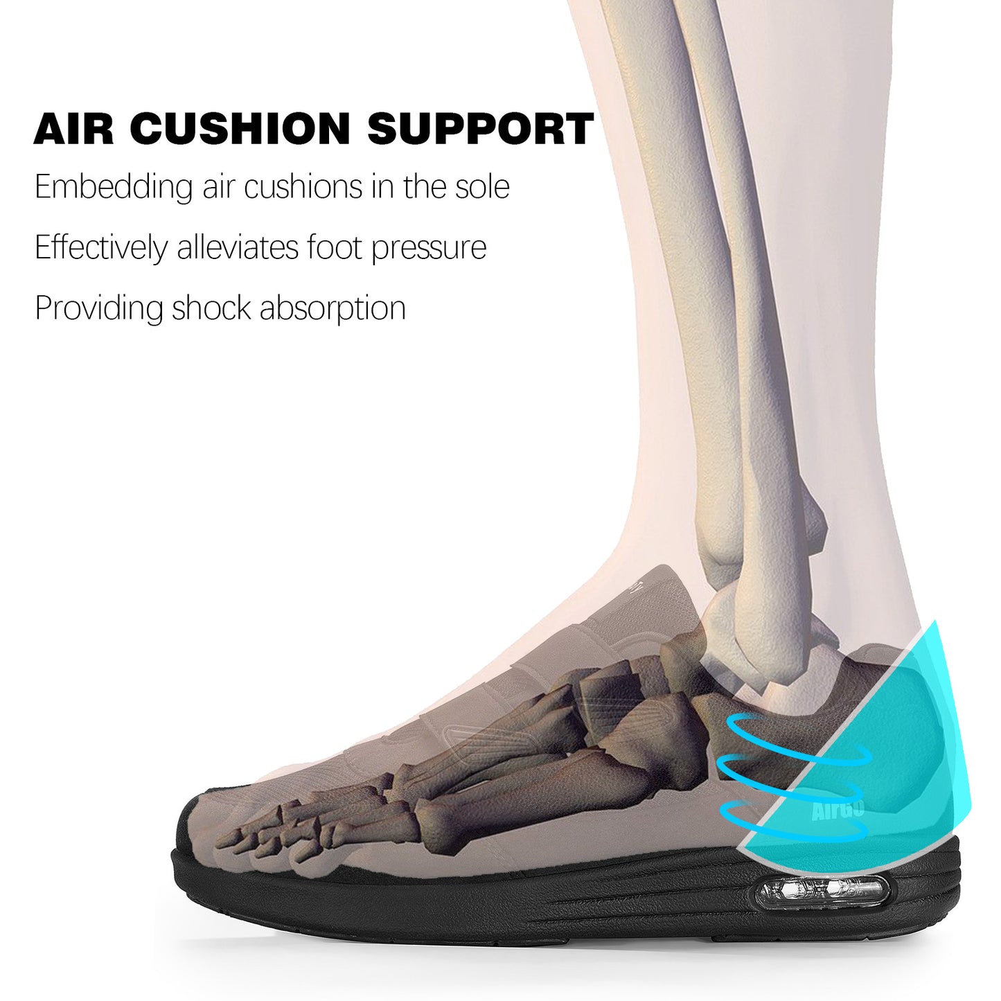 KwuKoty Women's Diabetic Shoes | Adjustable Sneakers | Lace-Free | Plantar Fasciitis/Edema/Swollen Feet/Bunions | Wide Size 6-11.5