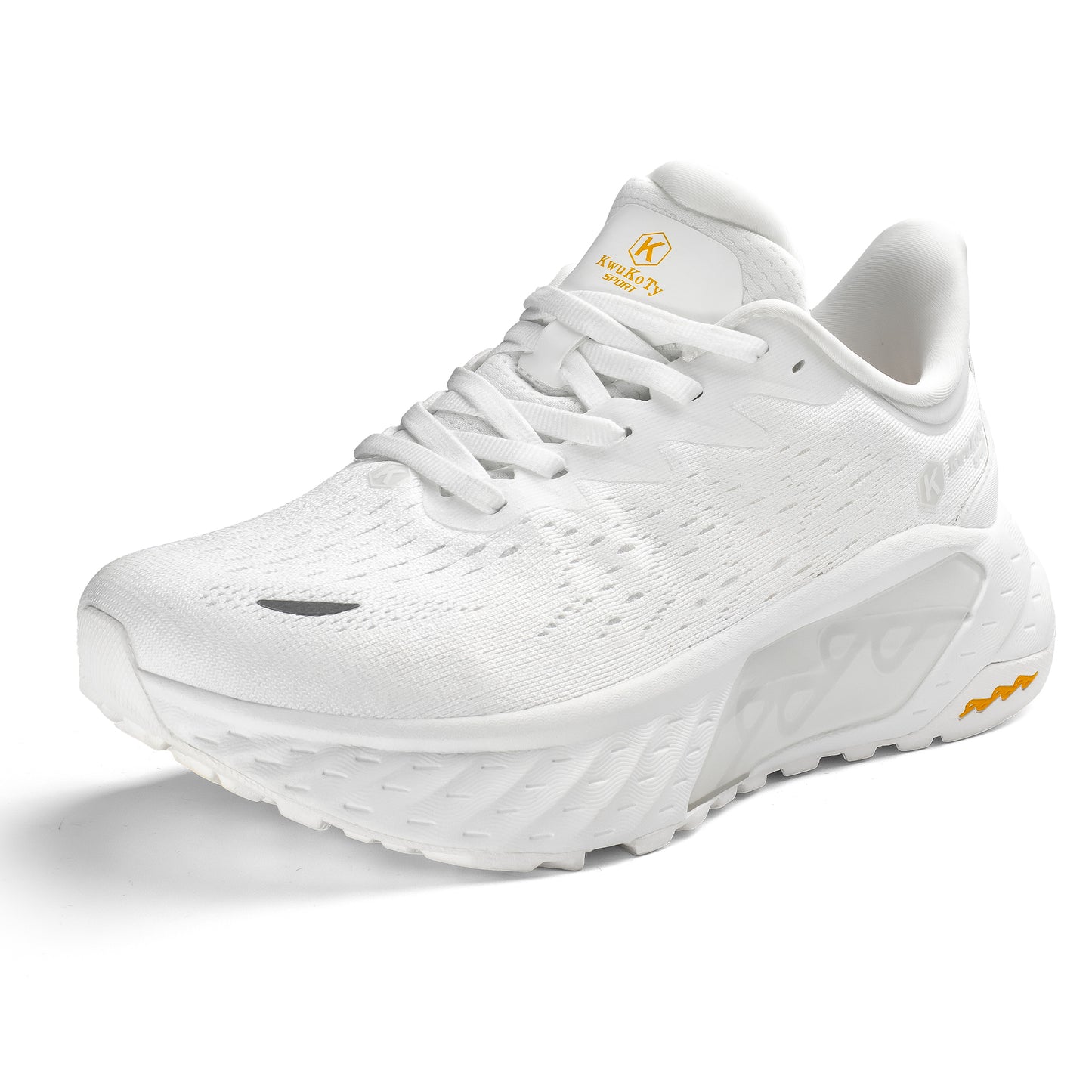 KWUKOTY Women's Slip On Running Shoes | One-Way Airflow Breathable Mesh | Lightweight Cushioned Night Light Non Slip Sneakers