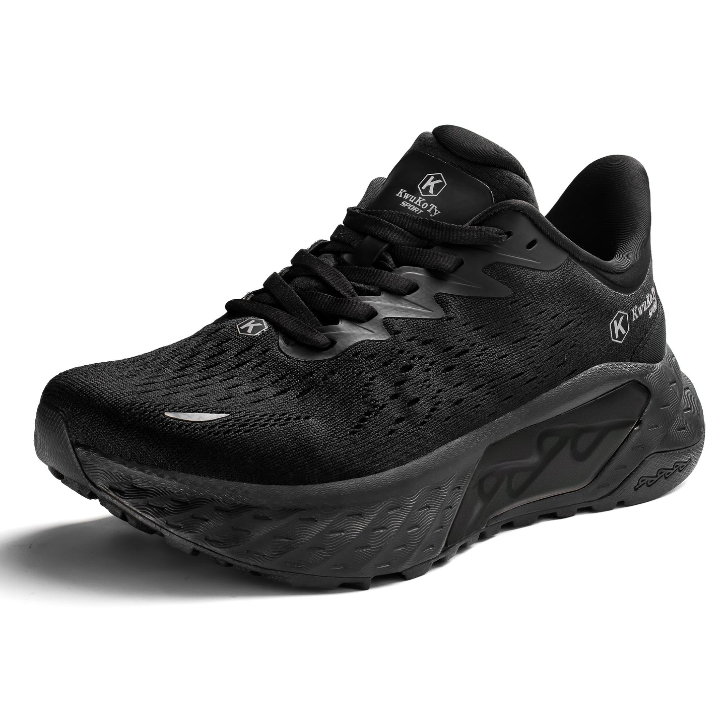 KWUKOTY Women's Slip On Running Shoes | One-Way Airflow Breathable Mesh | Lightweight Cushioned Night Light Non Slip Sneakers