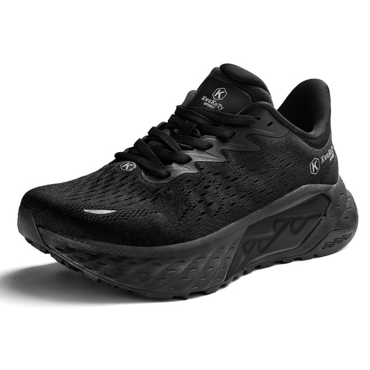 KWUKOTY Women's Slip On Running Shoes | One-Way Airflow Breathable Mesh | Lightweight Cushioned Night Light Non Slip Sneakers