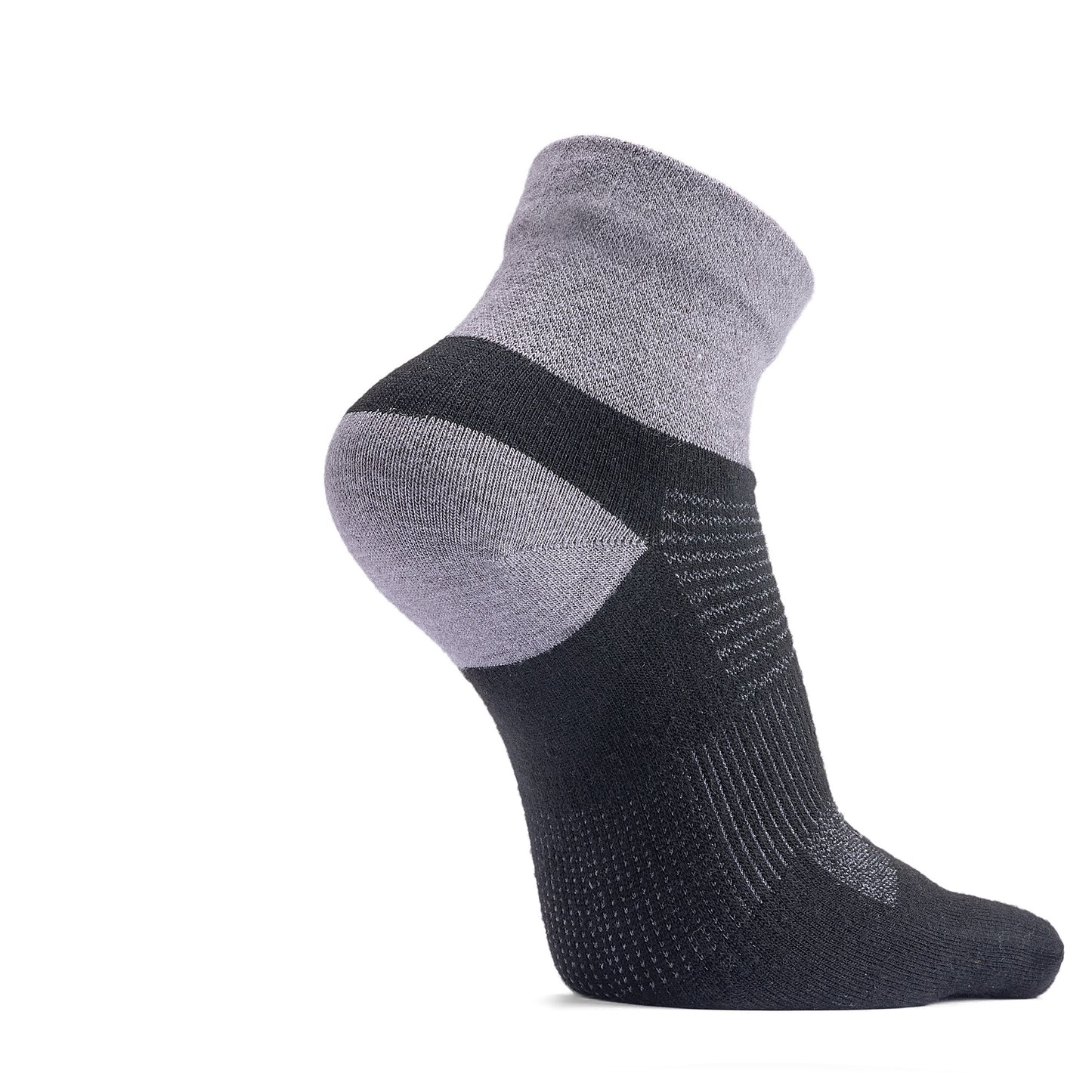 KwuKoty 4 Pair COOLMAX CORE Toe Socks Quarter