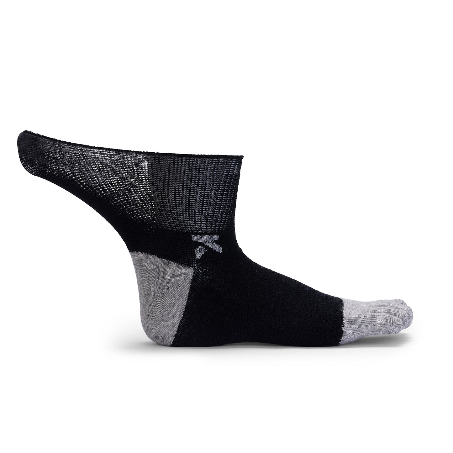 KwuKoty Non-Binding Diabetic Socks Seamless Cushioned Sole Breathable Combed Cotton Ankle Height, for Men &amp; Women, 3 Pairs
